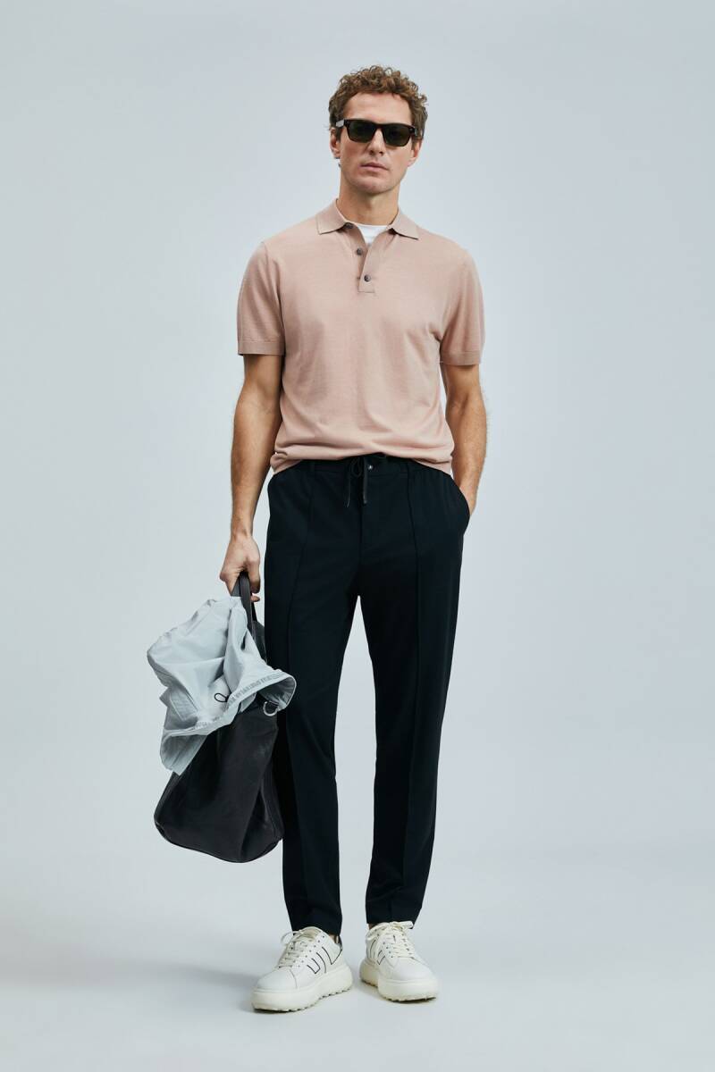 Derek Erkek İpek Karışımlı Kazak Gül Kurusu - 2