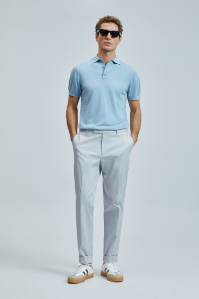 Derek Erkek İpek Karışımlı Kazak Mavi - LUFIAN (1)