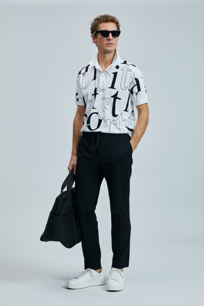 Dıamond Smart Erkek Polo Tişört Beyaz - 5