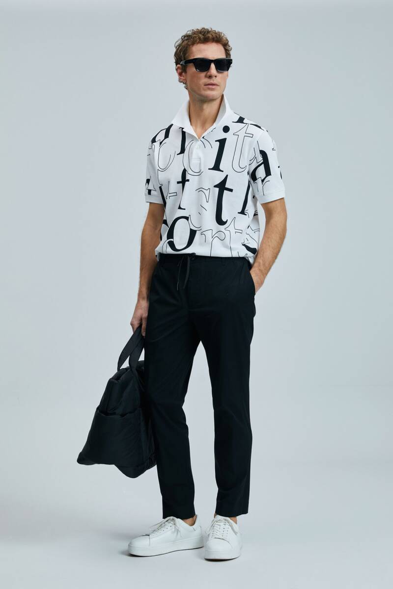 Dıamond Smart Erkek Polo Tişört Beyaz - 5