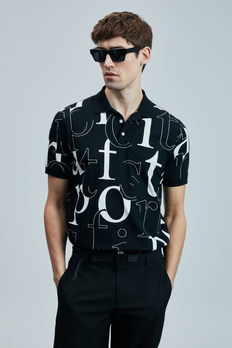 Dıamond Smart Erkek Polo Tişört Siyah - 1