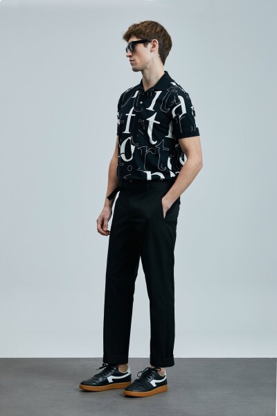 Dıamond Smart Erkek Polo Tişört Siyah - 4