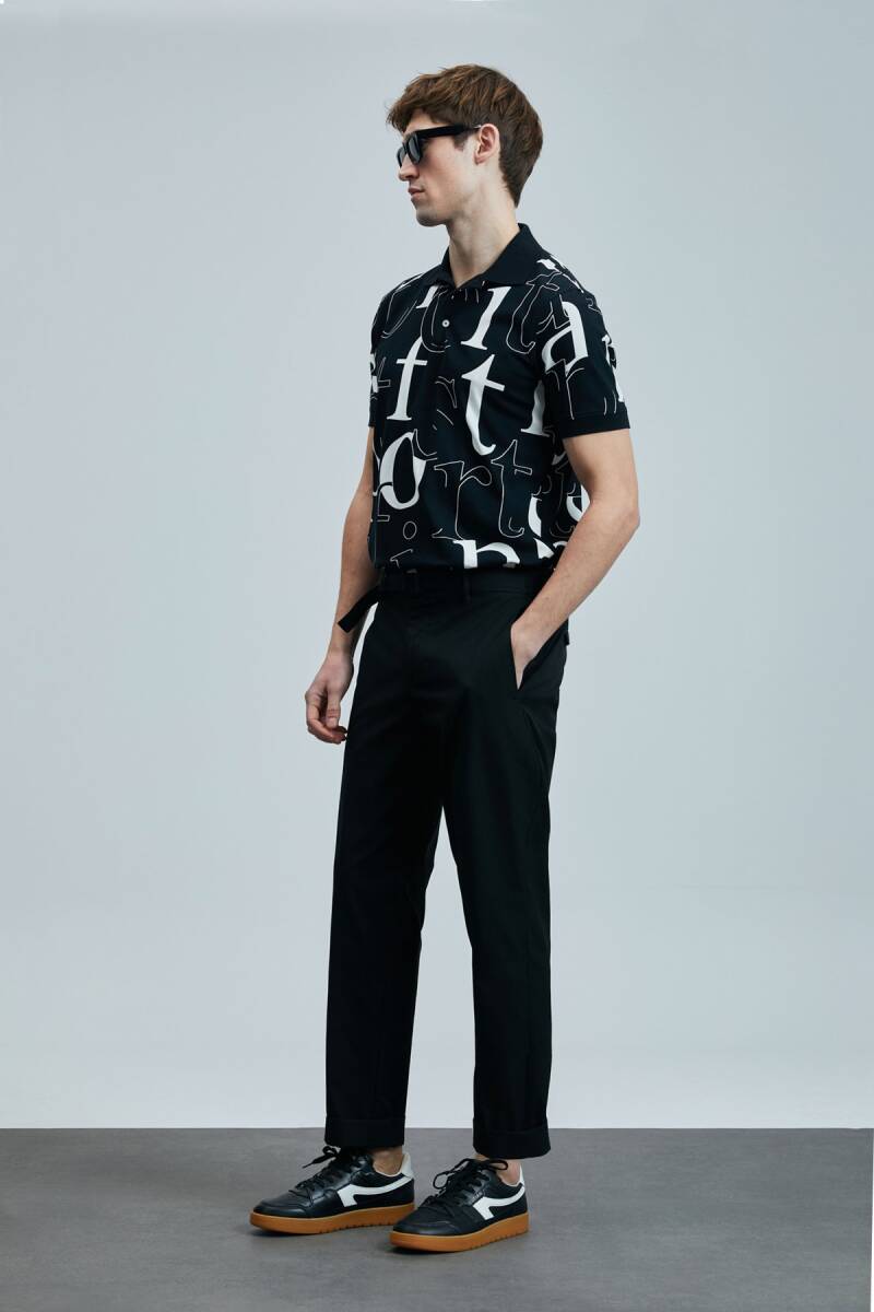 Dıamond Smart Erkek Polo Tişört Siyah - 4