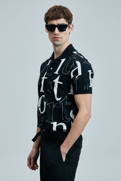 Dıamond Smart Erkek Polo Tişört Siyah - 5