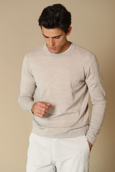 Dıon Wool Men's Sweater - Thumbnail