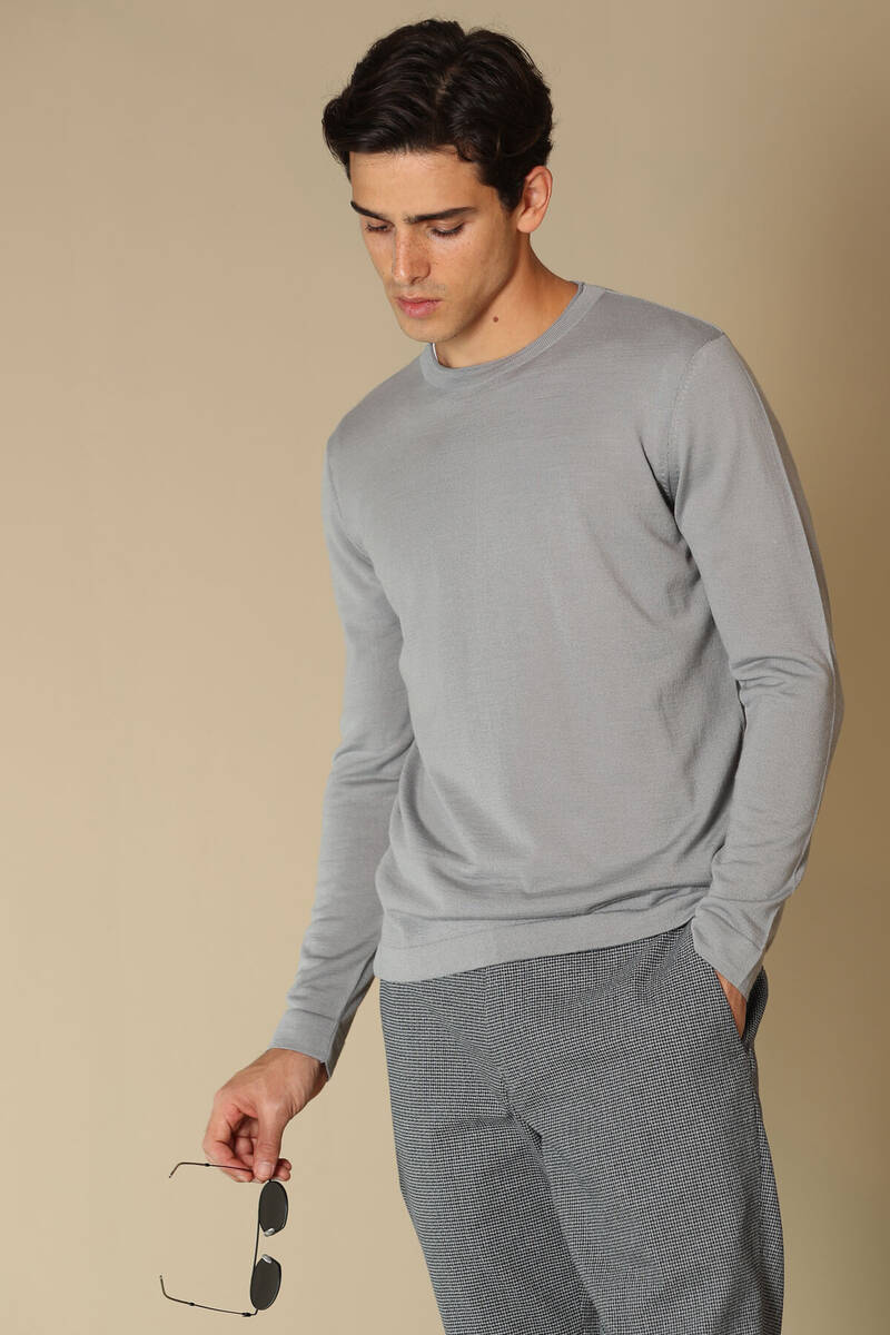 Dion Woolen Men's Sweater Gray - 2
