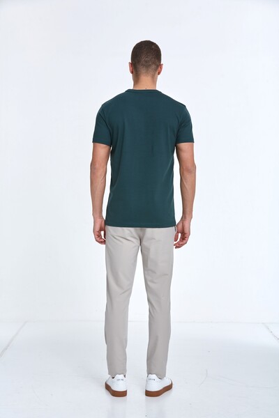 Diva Printed Men's T-Shirt Green - 5