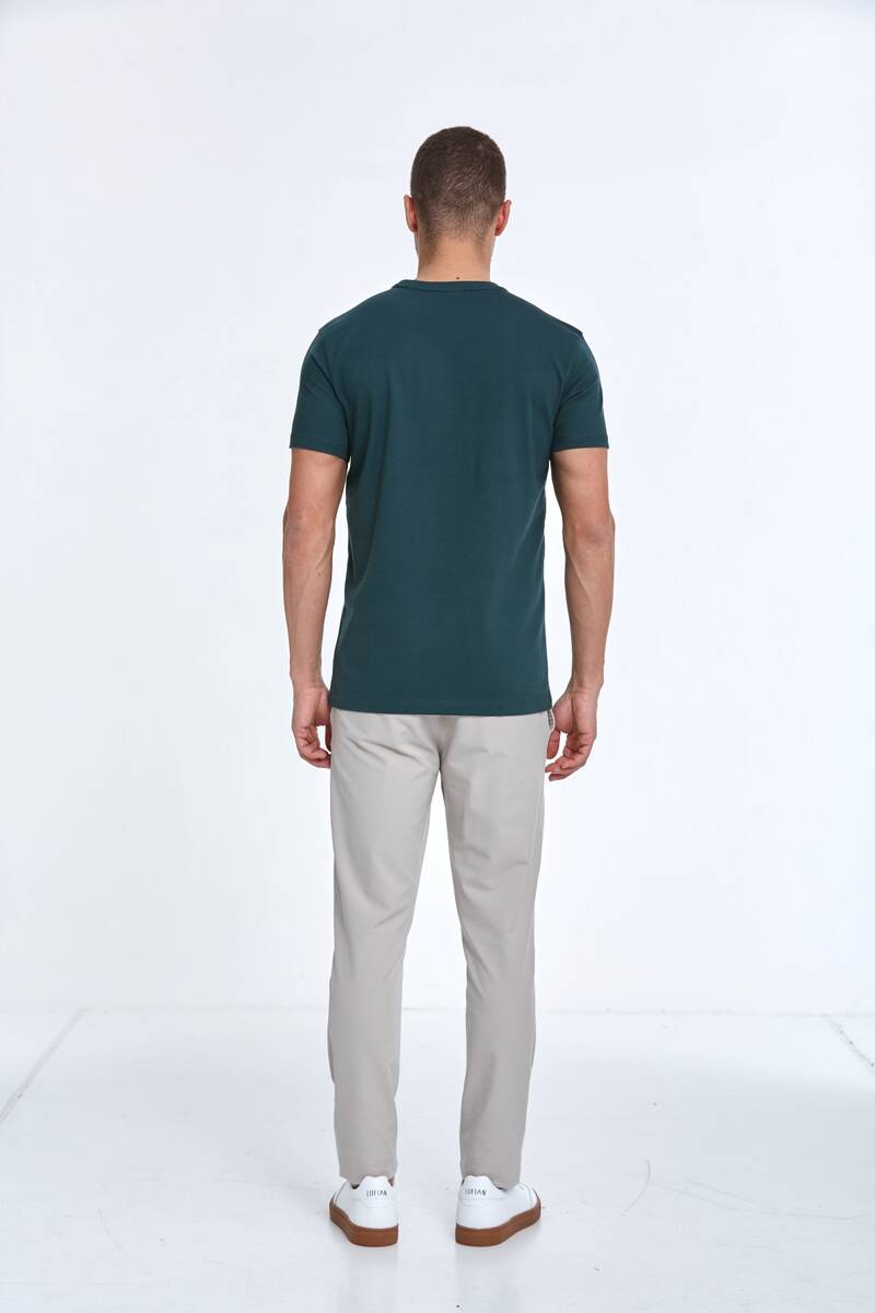 Diva Printed Men's T-Shirt Green - 5