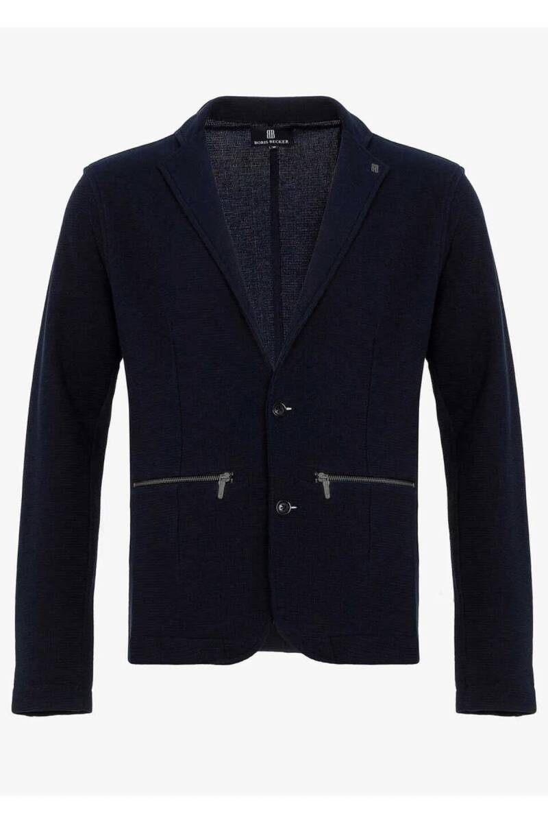 Dominic Navy Blue Knitwear Jacket - 2