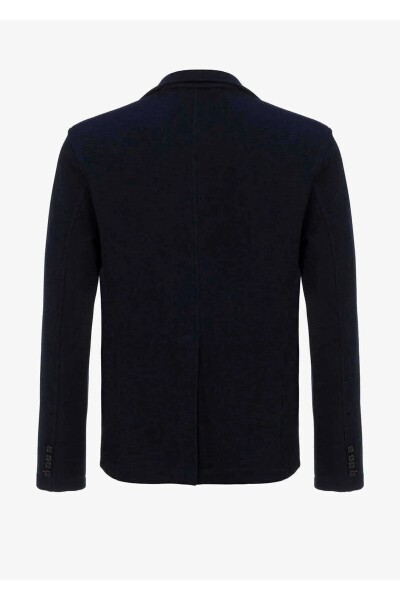 Dominic Navy Blue Knitwear Jacket - 5