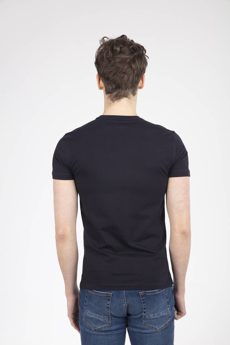 DOWNTOWN Printed Crew Neck Men's T-Shirt - 5