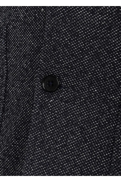 Dylan Men's Knitted Blazer Jacket Navy Blue - 3