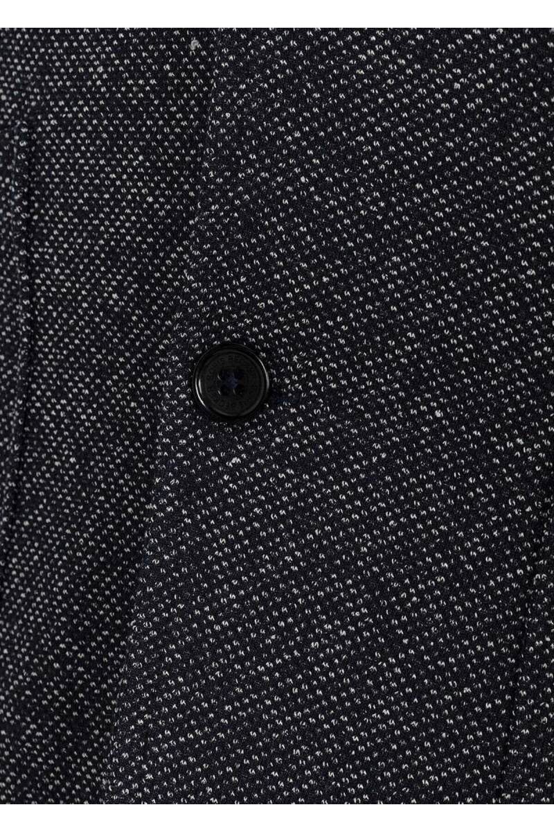 Dylan Men's Knitted Blazer Jacket Navy Blue - 3