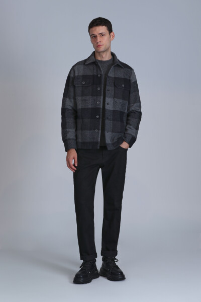 Мужские брюки Anton Smart Jean Slim Fit, черные - 4