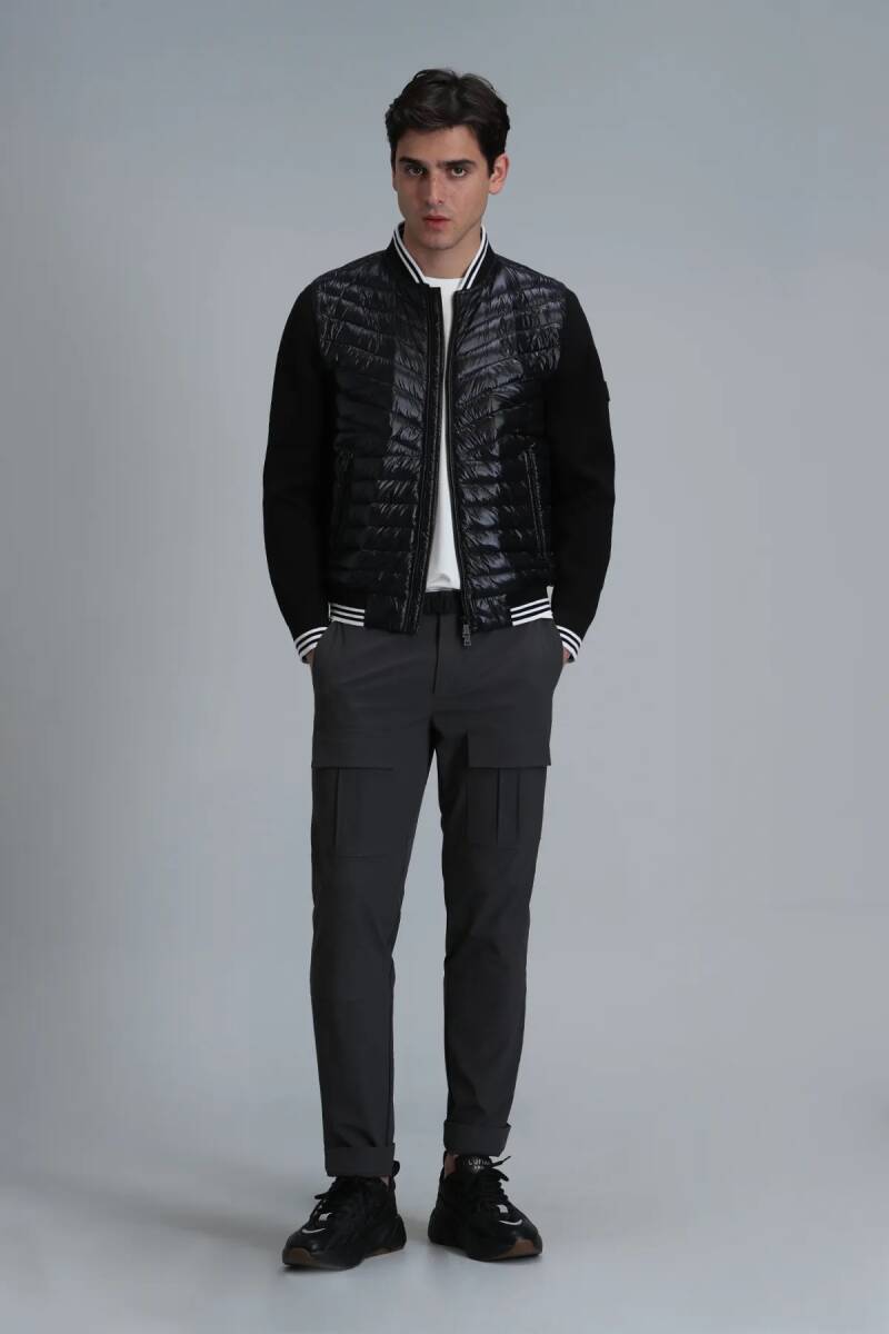 Edward Men's Coat Black - 2