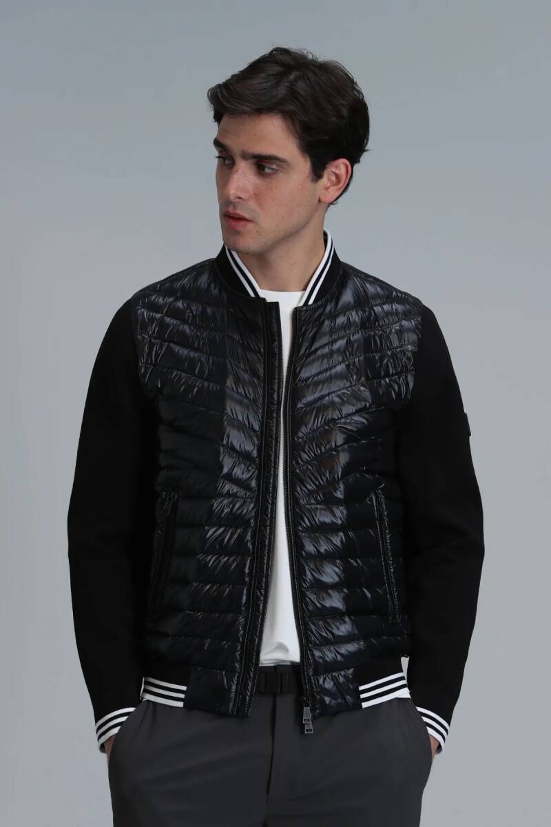 Edward Men's Coat Black - 1