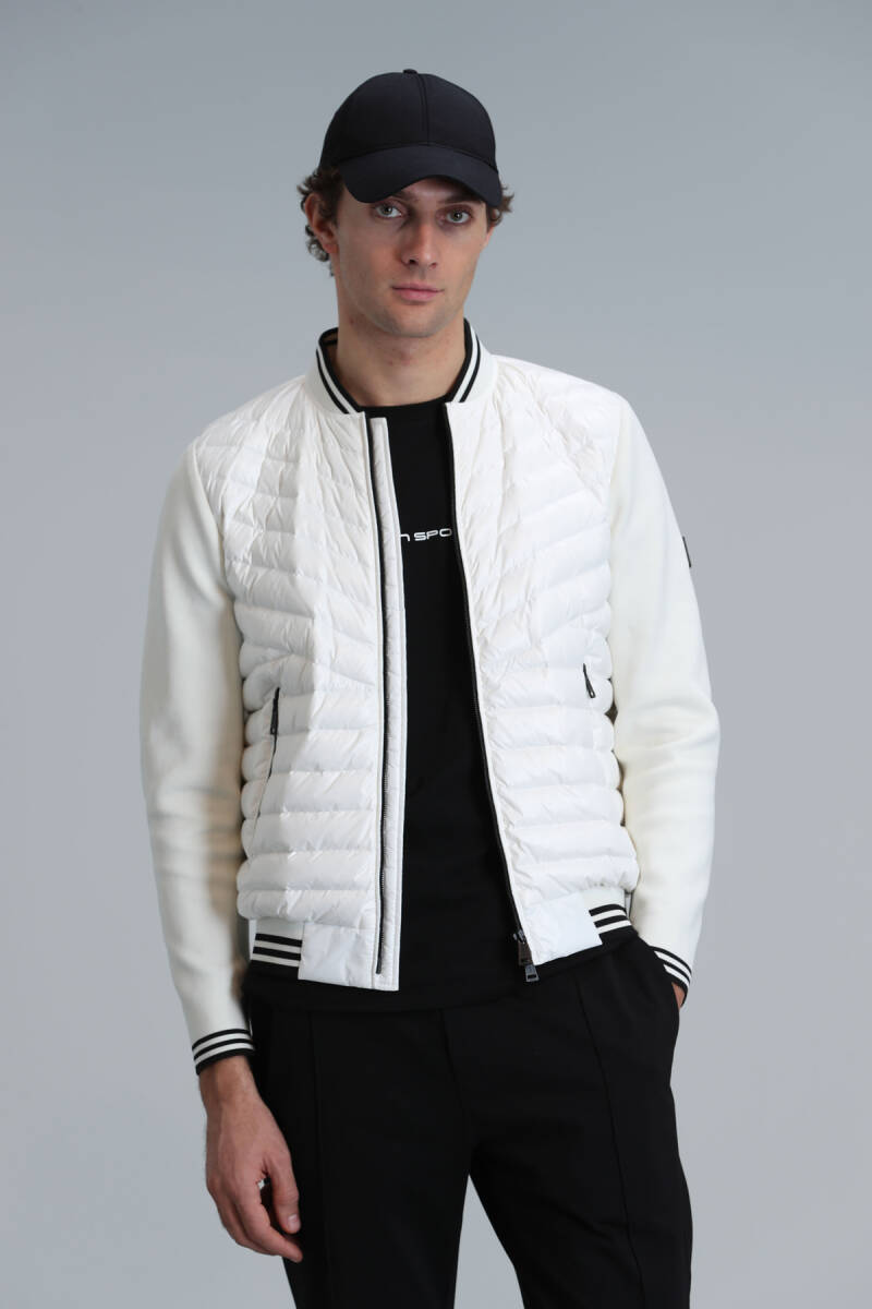 Edward Men's Coat White - 1