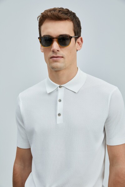 Edwın Erkek Modal Karışımlı Kazak Kırık Beyaz - 3