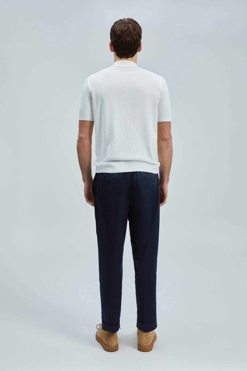 Edwın Erkek Modal Karışımlı Kazak Kırık Beyaz - 6