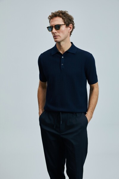 Edwın Erkek Modal Karışımlı Kazak Lacivert - 3