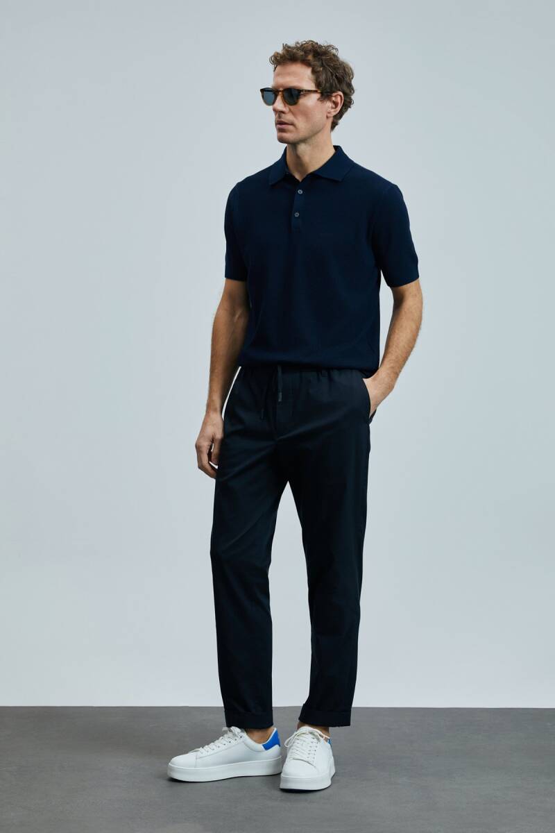 Edwın Erkek Modal Karışımlı Kazak Lacivert - 4