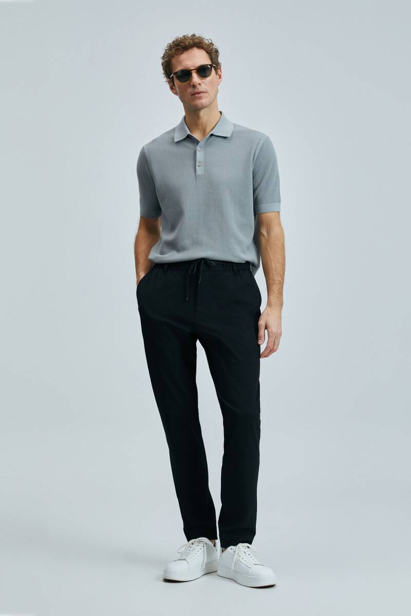 Edwın Erkek Modal Karışımlı Kazak Nane Yeşili - 3