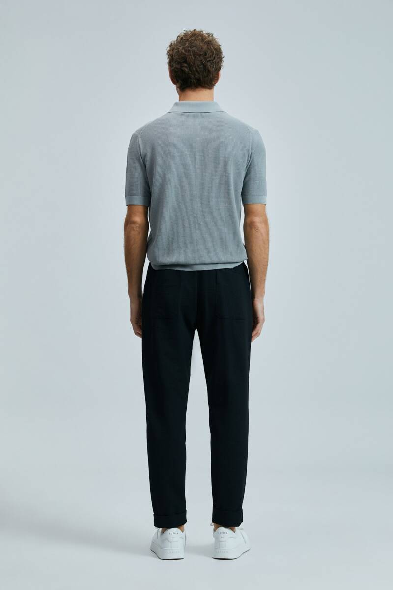 Edwın Erkek Modal Karışımlı Kazak Nane Yeşili - 6