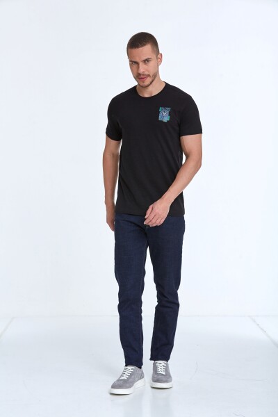 Elly Printed Men's T-Shirt Black - 3