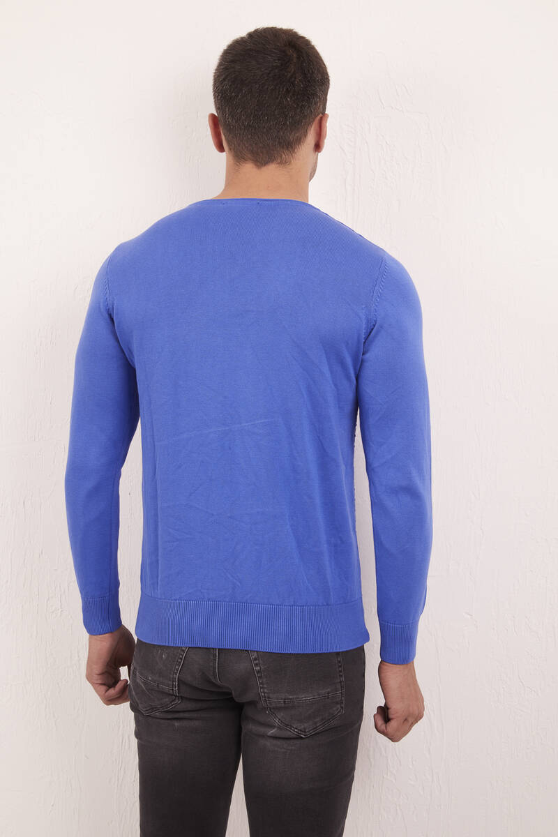 Eloise V-Neck Men's Knitwear Sweater Saks - 4