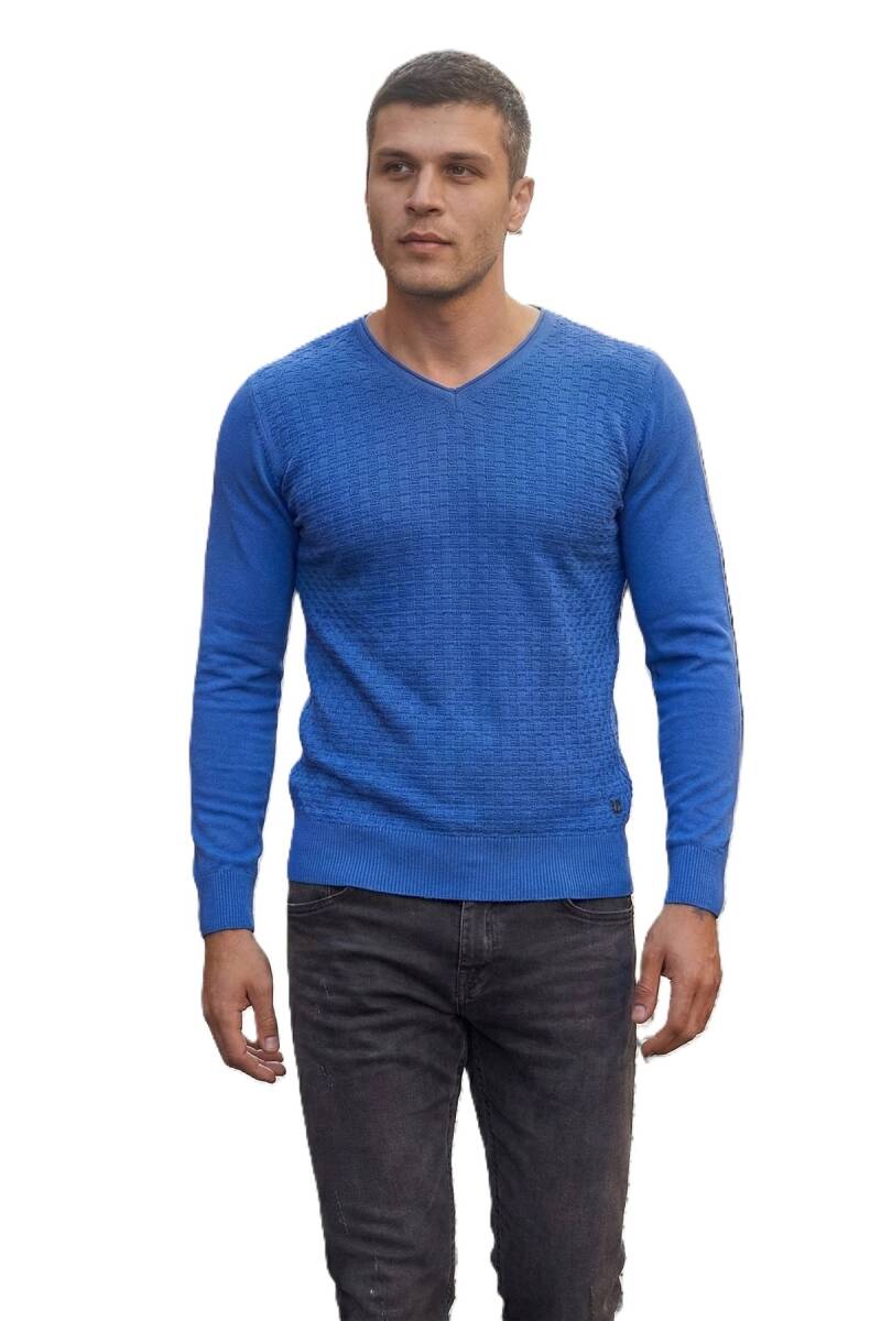 Eloise V-Neck Men's Knitwear Sweater Saks - 1
