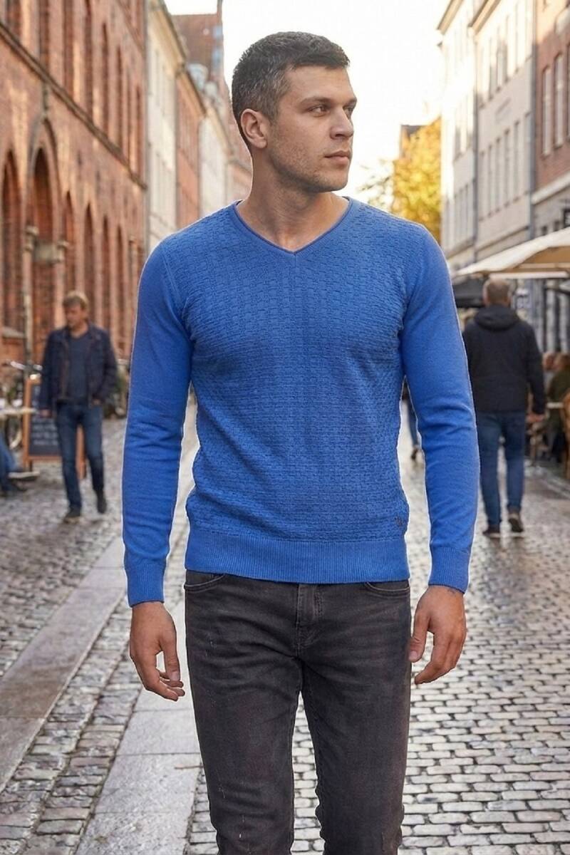 Eloise V-Neck Men's Knitwear Sweater Saks - 6