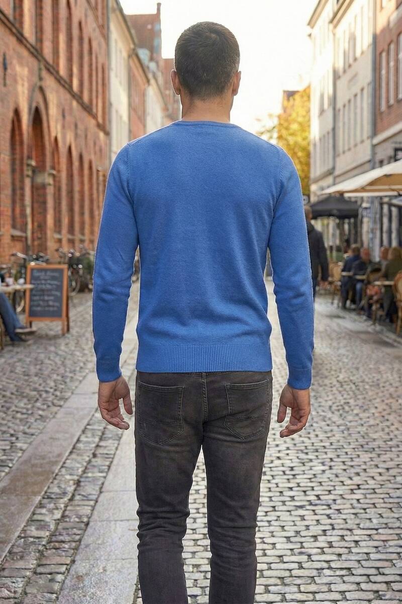 Eloise V-Neck Men's Knitwear Sweater Saks - 7