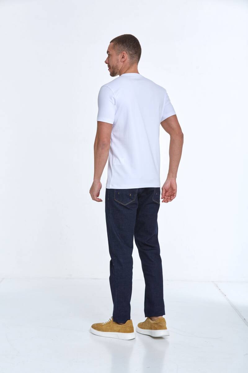 Elvio Printed Men's T-Shirt White - 5