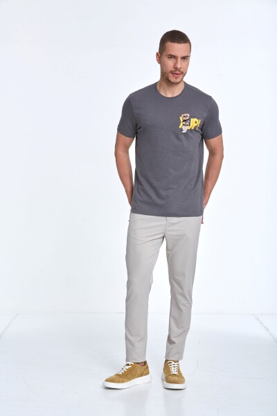 Enara Printed Men's T-Shirt Anthracite - 2