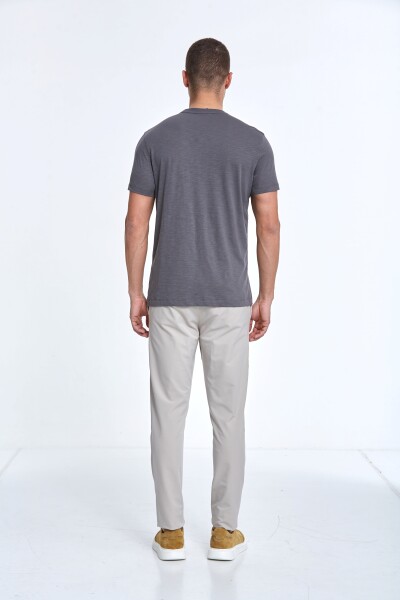 Enara Printed Men's T-Shirt Anthracite - 5