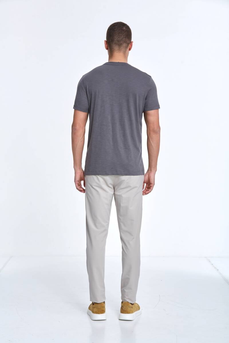 Enara Printed Men's T-Shirt Anthracite - 5