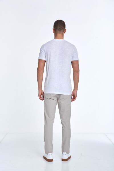 Enara Printed Men's T-Shirt White - 5