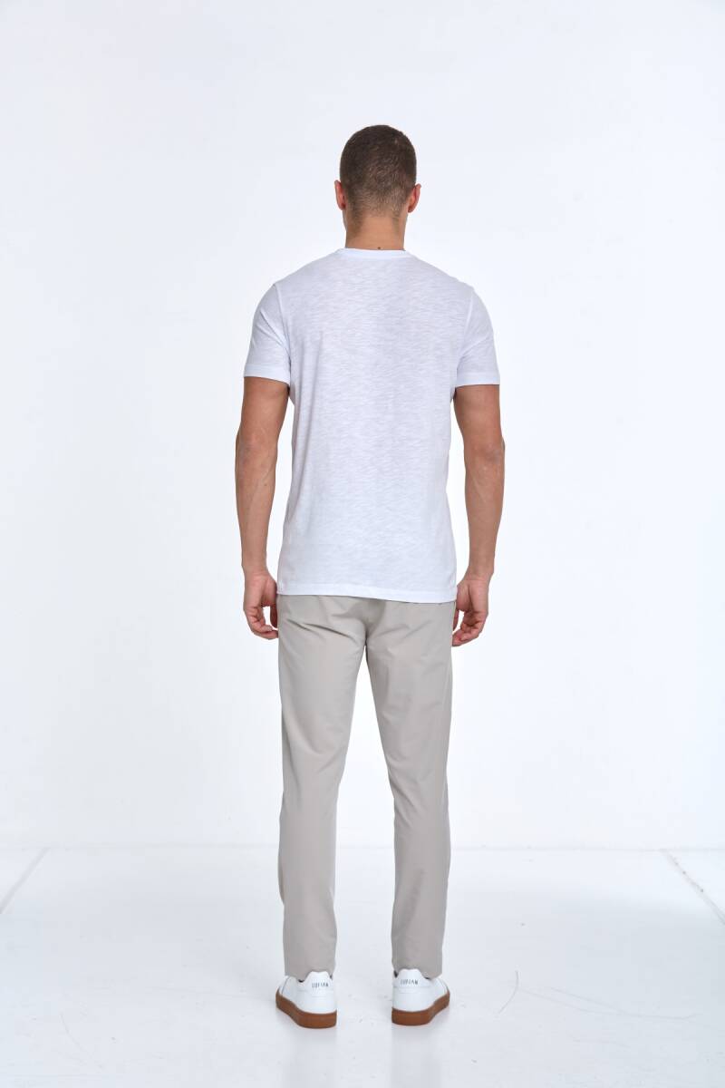 Enara Printed Men's T-Shirt White - 5