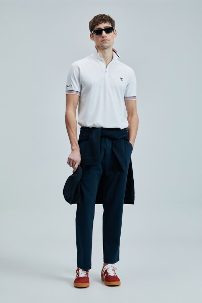 Eros Smart Erkek Polo Tişört Beyaz - LUFIAN (1)