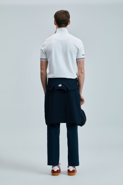 Eros Smart Erkek Polo Tişört Beyaz - 6