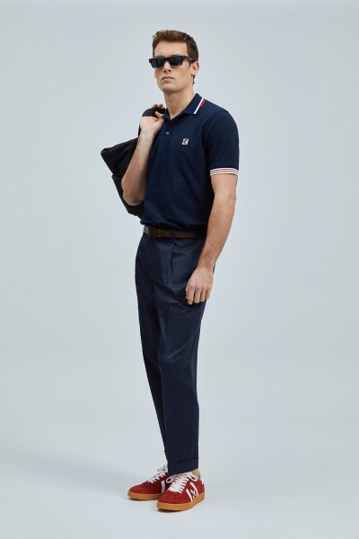 Eros Smart Erkek Polo Tişört Lacivert - LUFIAN (1)