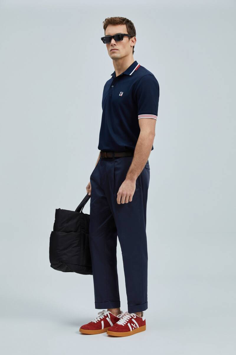 Eros Smart Erkek Polo Tişört Lacivert - 5