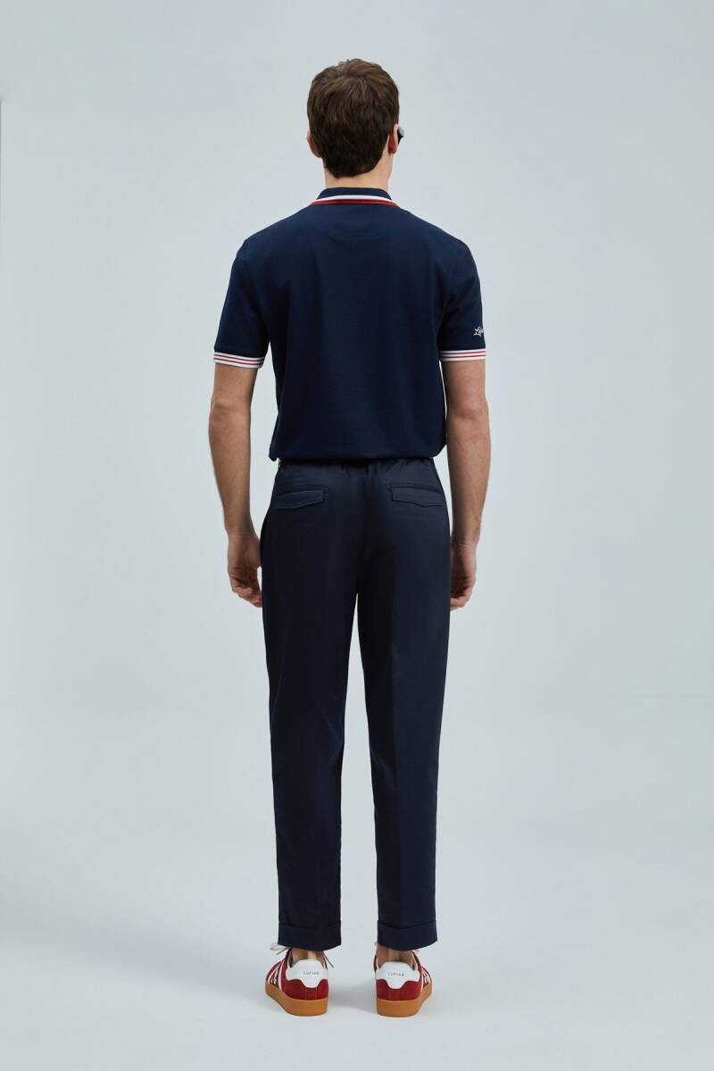 Eros Smart Erkek Polo Tişört Lacivert - 6