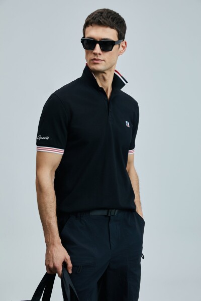 Eros Smart Erkek Polo Tişört Siyah - 3