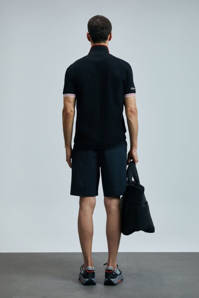 Eros Smart Erkek Polo Tişört Siyah - 6