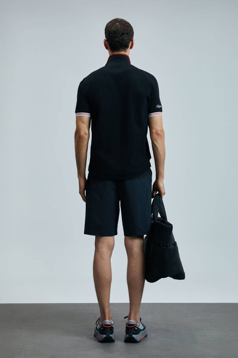 Eros Smart Erkek Polo Tişört Siyah - 6