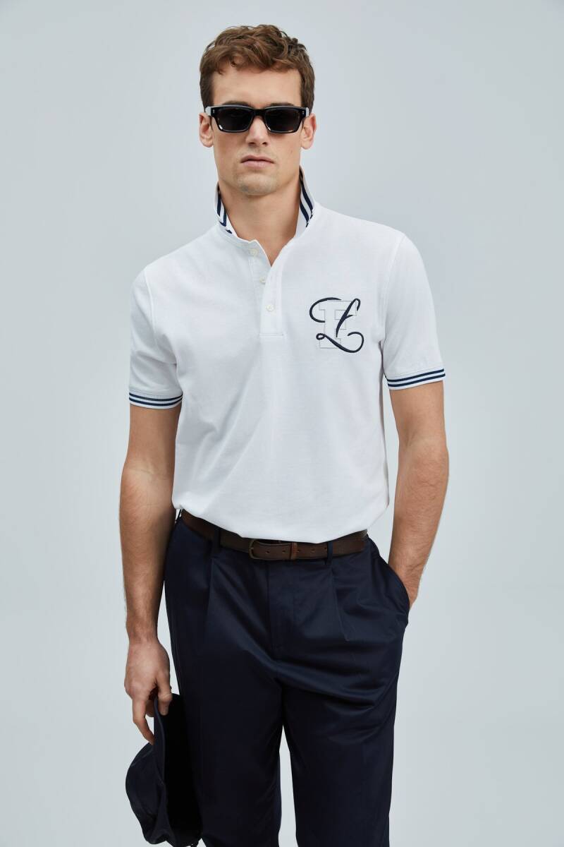 Everes Smart Erkek Polo Tişört Beyaz - 1