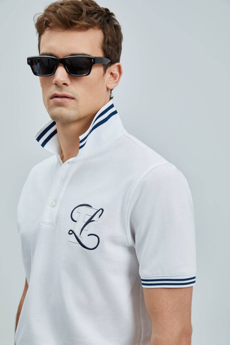 Everes Smart Erkek Polo Tişört Beyaz - 3