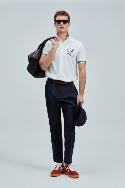 Everes Smart Erkek Polo Tişört Beyaz - 4