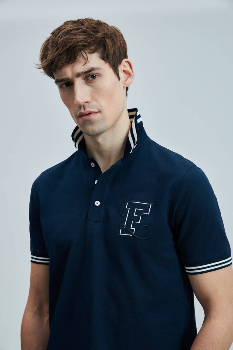 Everes Smart Erkek Polo Tişört Lacivert - 3